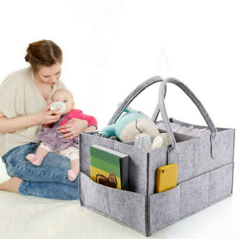 Baby Diaper Caddy Organizer, Baby Organizer, Essential Bag for Nursery